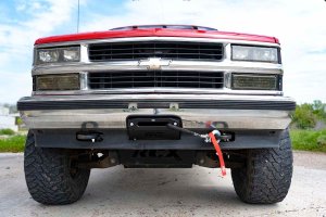 Chevrolet K1500 Suburban Hidden Winch Mounting Plate - Front - Rough Country - '92-'99